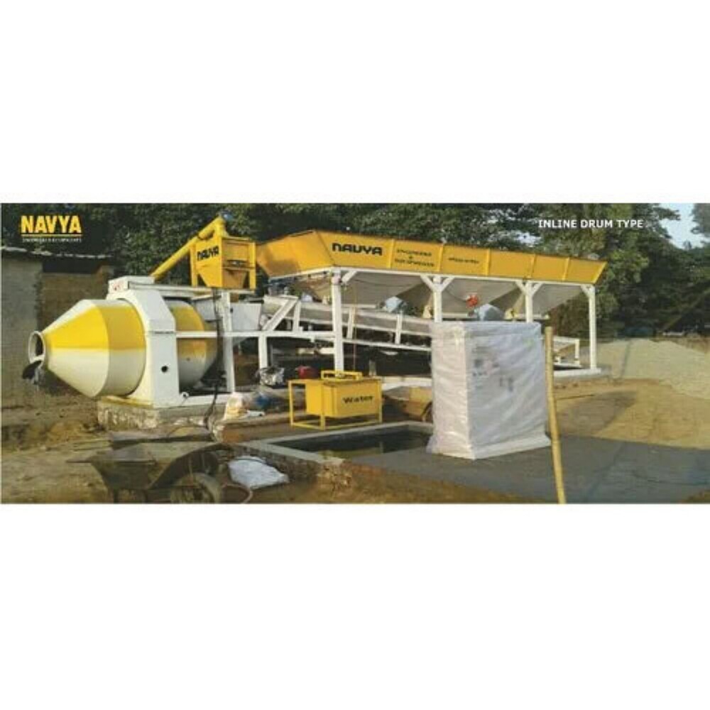 Reversible Drum Concrete Batching Plant - Conveyor Capacity: As Per Requrement