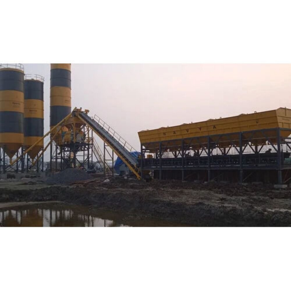 Stationary Concrete Batching Plant - Conveyor Capacity: As Per Requrement