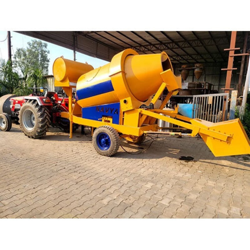 Tractor Operated Self Loading Mixer - Color: Yellow