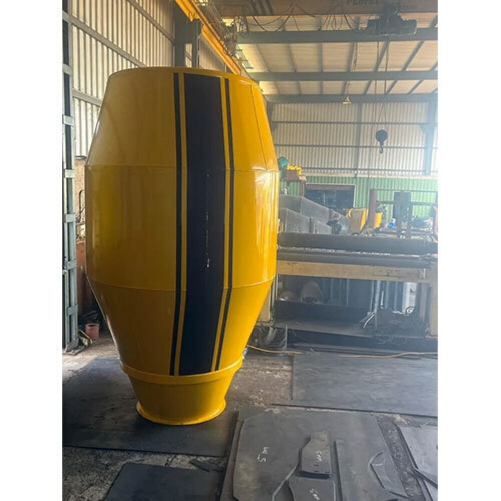 Self Loading Concrete Mixer Drum A4 - Color: Yellow