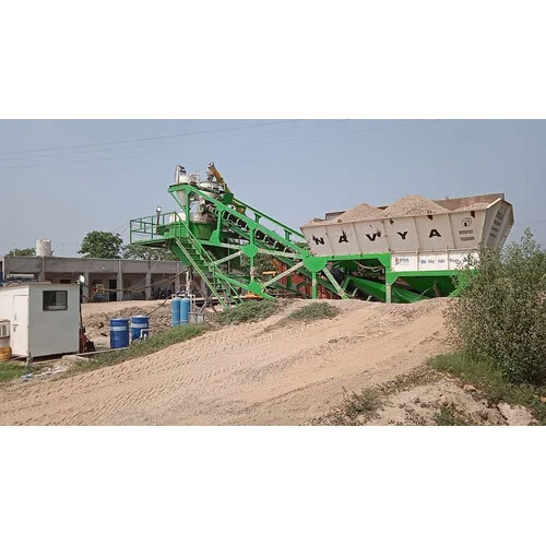 Compact Concrete Batching And Mixing Plant