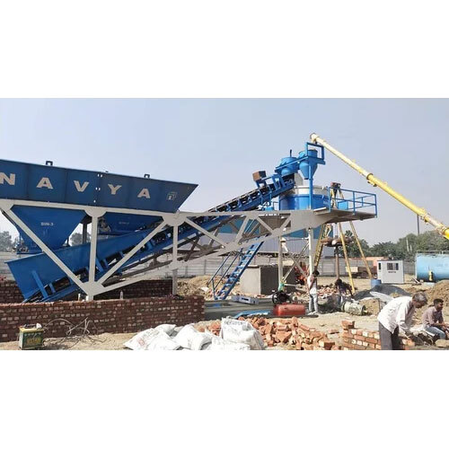 Compact Concrete Batching And Mixing Plant