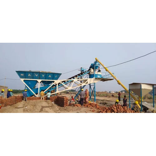 Compact Concrete Batching And Mixing Plant