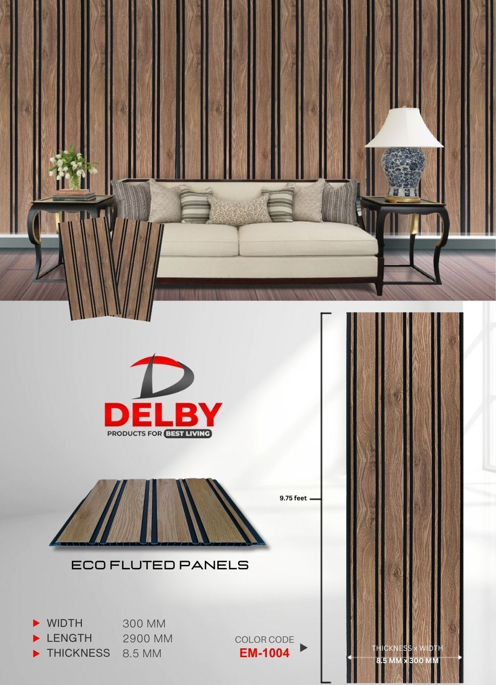 Delby Eco Fluted Pvc Panels Vol.2 (IMPORTED)