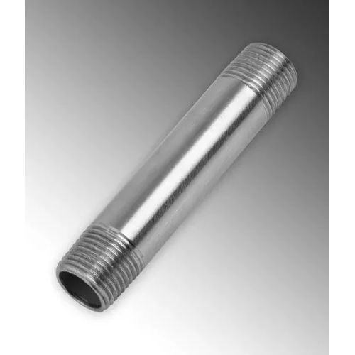 Silver Stainless Steel Pipe Nipple