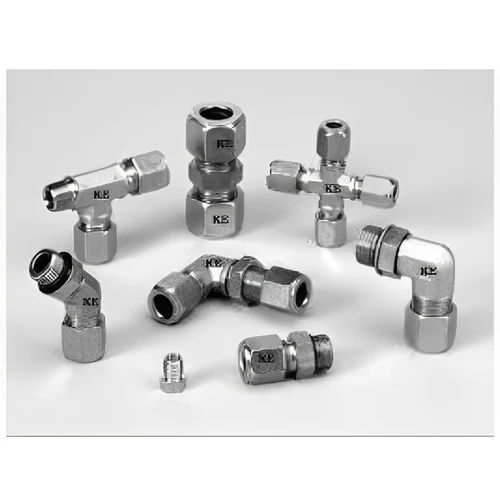 Silver Stainless Steel Hydraulic Fittings By https://www.tradeindia.com/diamond-steel-india-2750292/