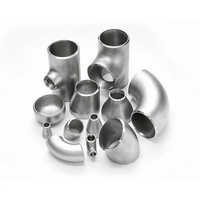 Monel Pipe Fittings - Round Shape | Silver Color, Durable Material