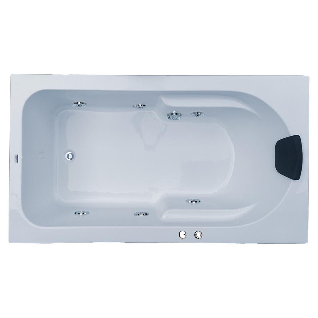 Alexander 6 ft x 3.25 ft Jacuzzi Bathtub