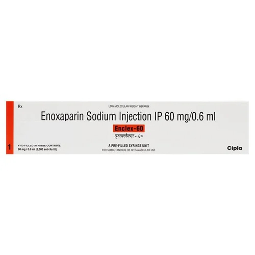 60mg Enoxaparin Sodium Injection IP