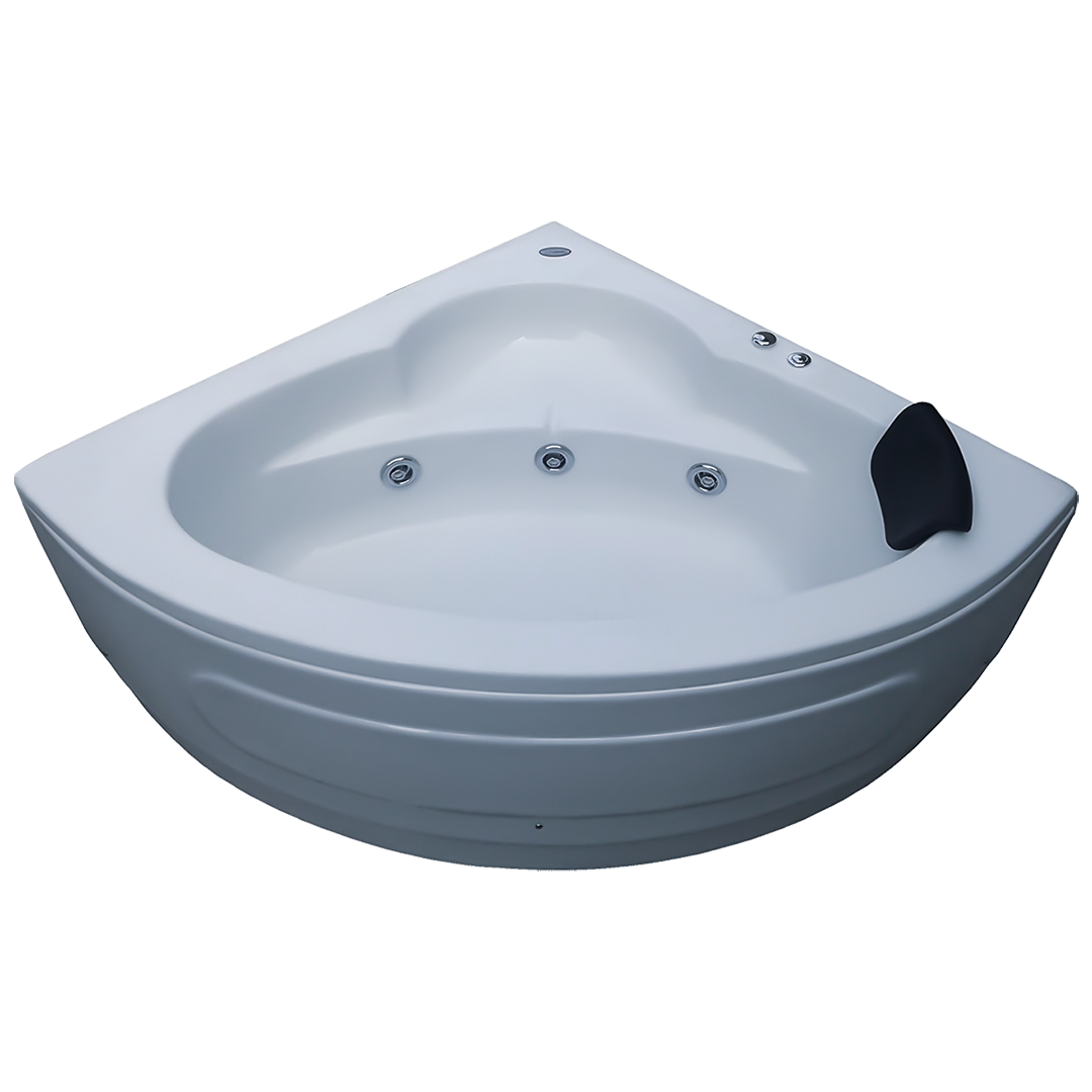The Babe 4 ft Corner Jacuzzi Bathtub