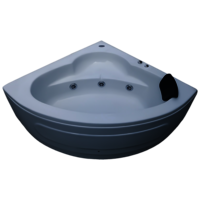 The Babe 4 ft Corner Jacuzzi Bathtub