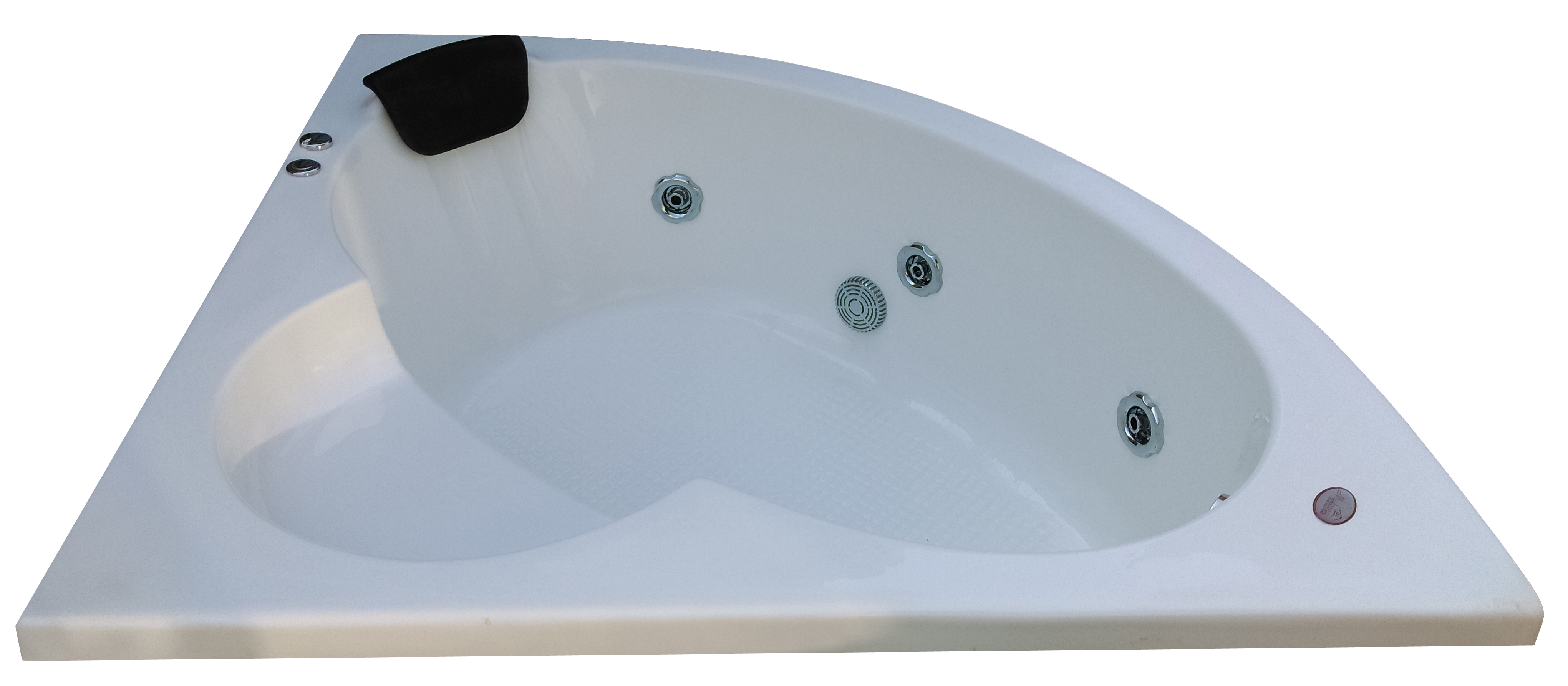 The Babe 4 ft Corner Jacuzzi Bathtub
