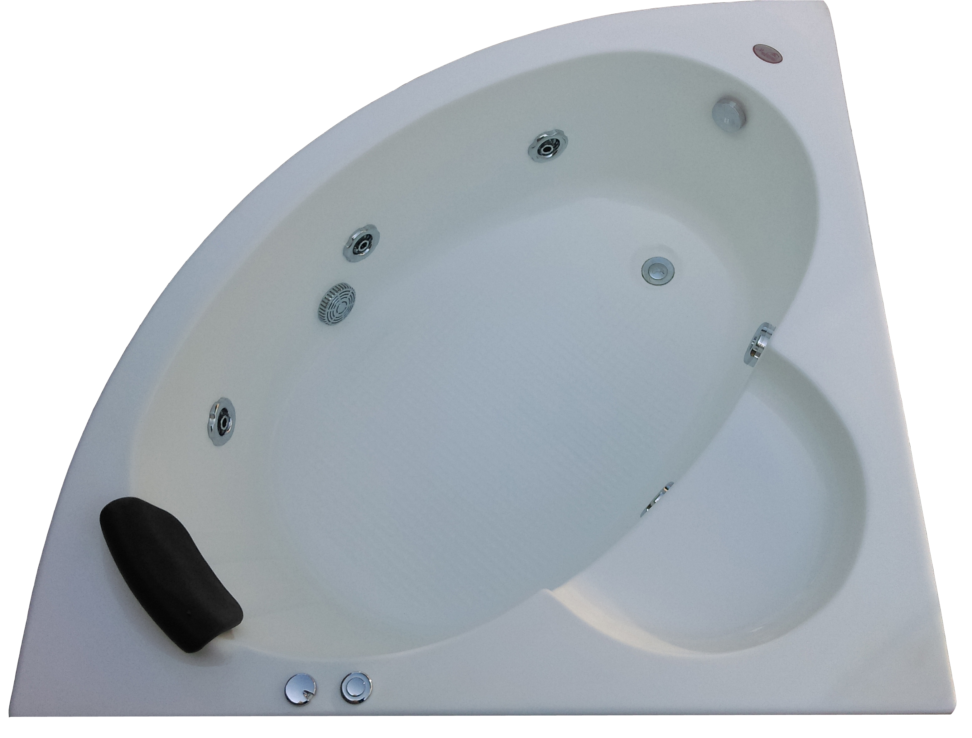 The Babe 4 ft Corner Jacuzzi Bathtub