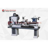 Medium Duty Lathe Machine - Metal Construction, Gray Finish | Simple Control System