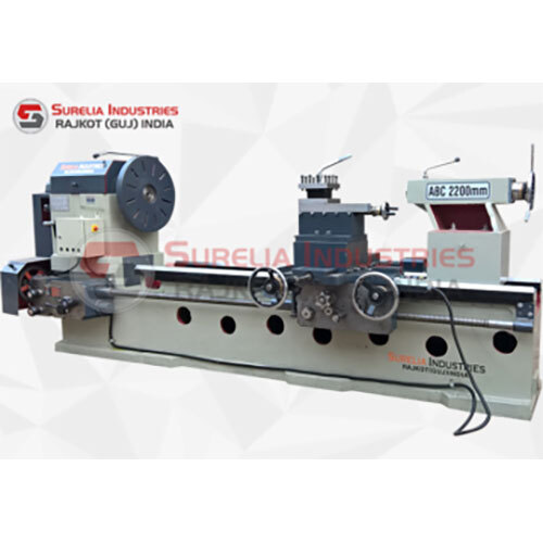 Belt Driven Extra Heavy Duty Plano Bed Lathe Machine 12 feet