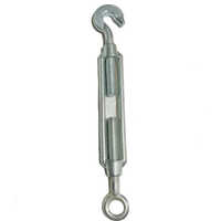 Mild Steel Turnbuckle - 12 Mm Bolt Diameter, 125 Mm Length, Silver Color | Durable, Easy To Operate, Manual Power Source, 1 Ton Capacity