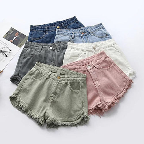 Different Options Available Ladies Colored Shorts