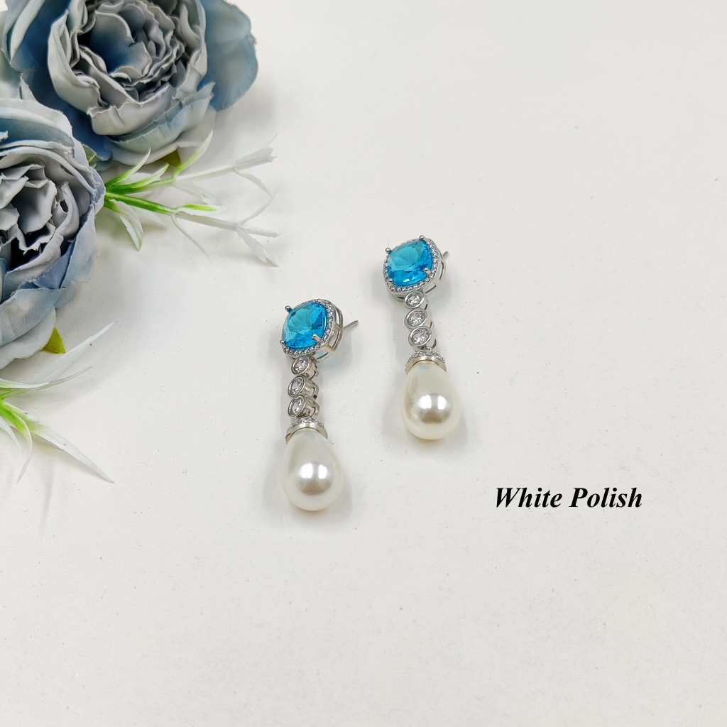 Fancy Drop Pearl Designer Earrings