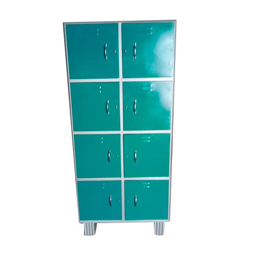 8 Doors Industrial Locker - Color: Green