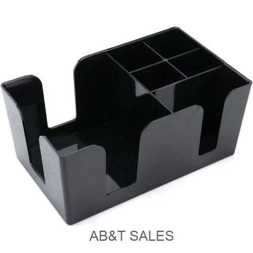 Bar Caddy Organizer with 6 Compartment