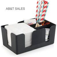 Bar Caddy Organizer with 6 Compartment