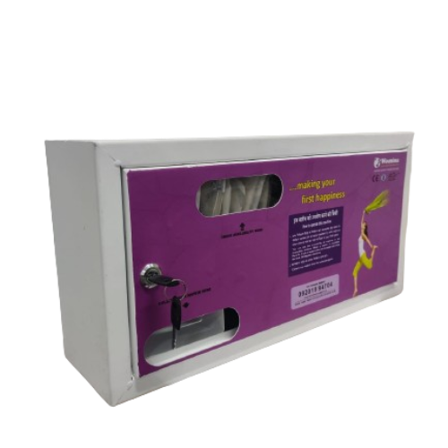 50 Capacity Fully Manual Coin Rs 5 operated or Free vend sanitary napkin Vending Machine for schools
