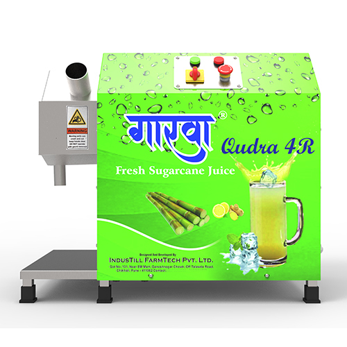 Gaarwa Quadra Sugarcane Juice Machine - Color: As Per Requirement