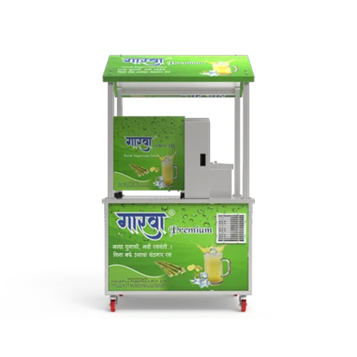 Gaarwa Pure 3 Roller 1 HP Premium Chiller Model Sugarcane Juice Machine