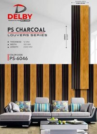 12mm Charcoal Louver Wall Panels (6000 Series)