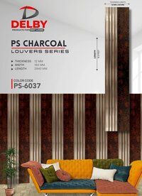 12mm Charcoal Louver Wall Panels (6000 Series)