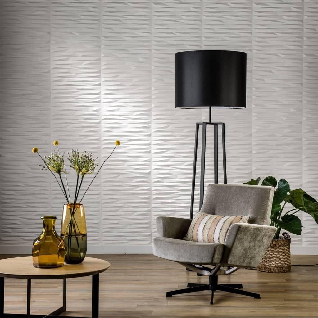 WHITE STRIP PVC PANEL