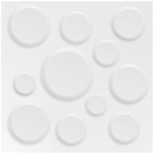 WHITE CIRCLE PVC PANEL