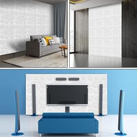 WHITE CIRCLE PVC PANEL