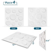 WHITE CIRCLE PVC PANEL