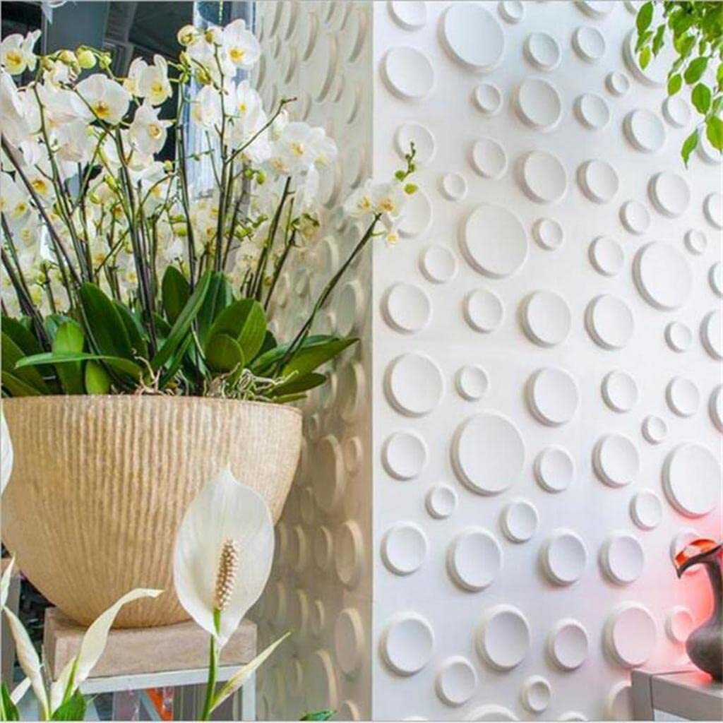 WHITE CIRCLE PVC PANEL