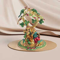 Radhe Krishna Multi Colored Statues