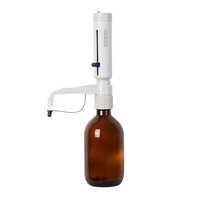 Bottle Top Dispenser - Pp Material, Iso Certified, 99% Accuracy, White Color | Laboratory Use, Taslab Brand
