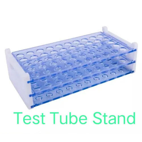 Test tube stand crystal