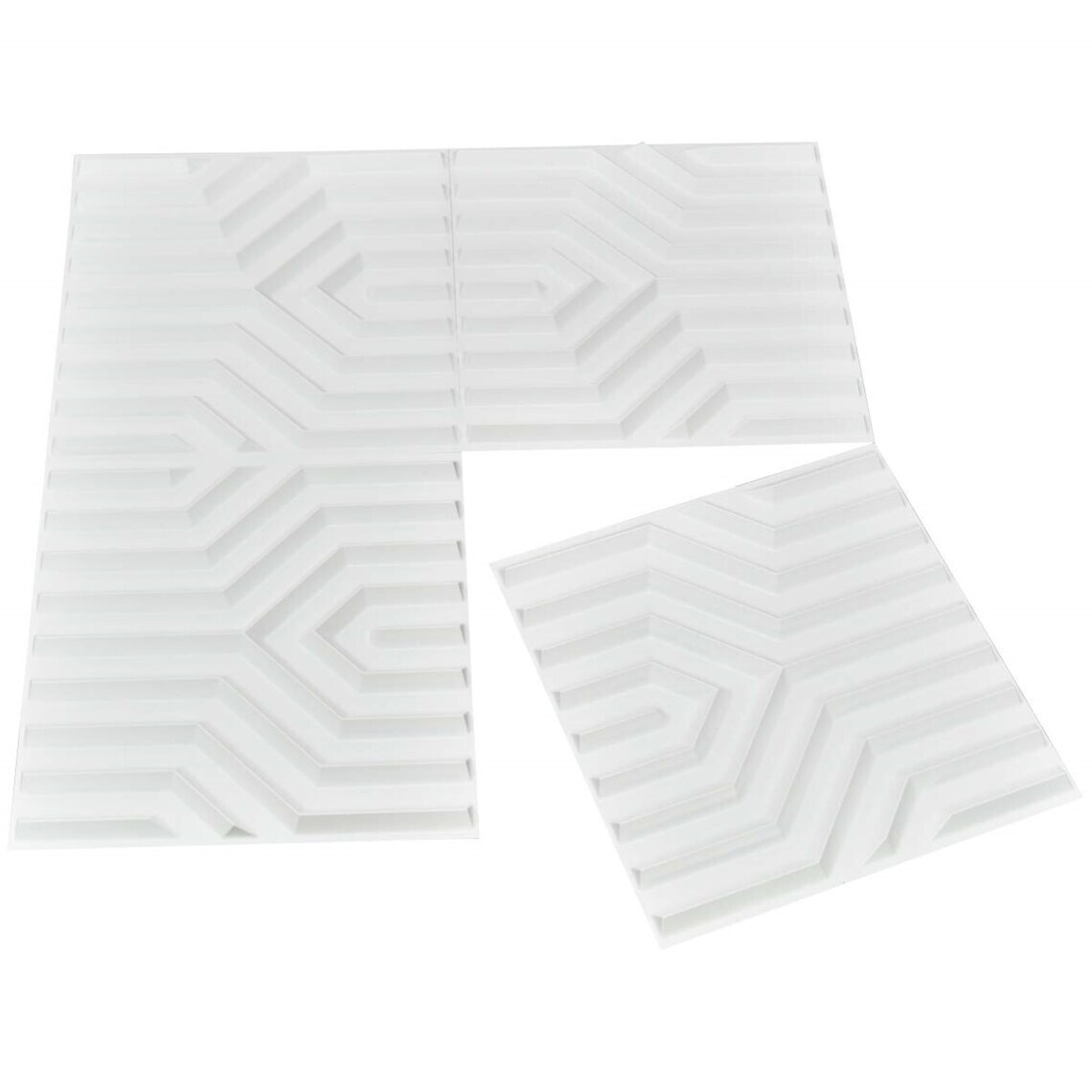 WHITE Y-SHAPE PVC PANEL