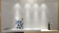 WHITE Y-SHAPE PVC PANEL