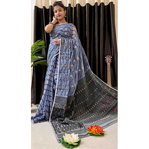 Ladies Nakshikartha Cotton Silk Saree
