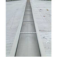 Industrial Color Coated Ridge Ventilator System - Pp Gl Material, Different Sizes Available, Silver Finish | Ideal For Industrial Surface Treatment