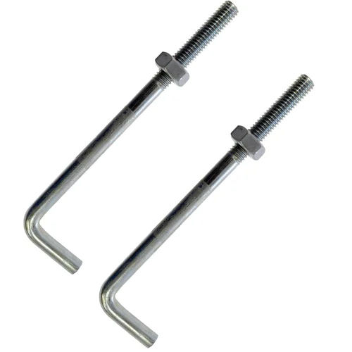 Stainless Steel Wedge Anchor Bolt - Rust-Resistant, L Shaped, Silver Finish | Heavy-Duty Industrial Performance, Available in Different Sizes