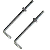 Stainless Steel Wedge Anchor Bolt - Rust-resistant, L Shaped, Silver Finish | Heavy-duty Industrial Performance, Available In Different Sizes
