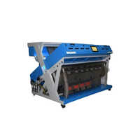 Three Phase Grain Sorting Machine - 1 Ton/hour Capacity, 99% Accuracy | Automated Industrial Grain Sorting Solution With 10 Chutes