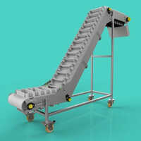 Industrial Belt Type Cleated Conveyor