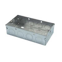 Gi Junction Box - 8 X 10 Inch | Galvanized Steel, Silver Color, Corrosion Resistant