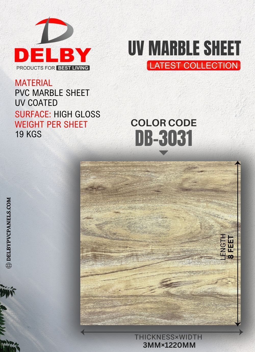 Delby UV Marble Sheets: 3mm Luxury Craftsmanship for Unrivaled Elegance and Enduring Quality.