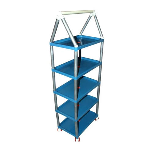 Grey Rigid Pvc Pipe Almirah For Kids