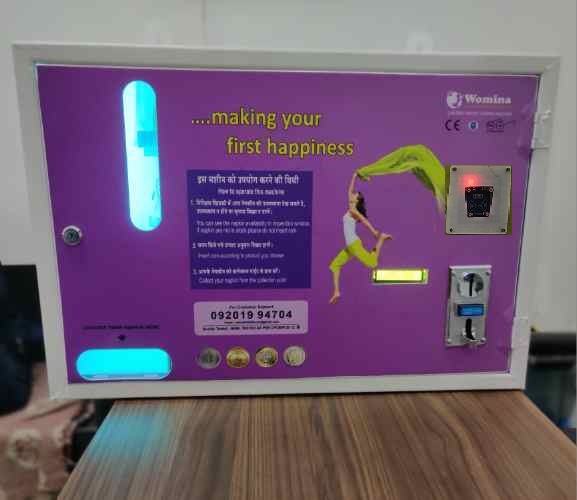 Automatic electric sanitary Napkin Vending machine VM 50 A (RFID +Battery)